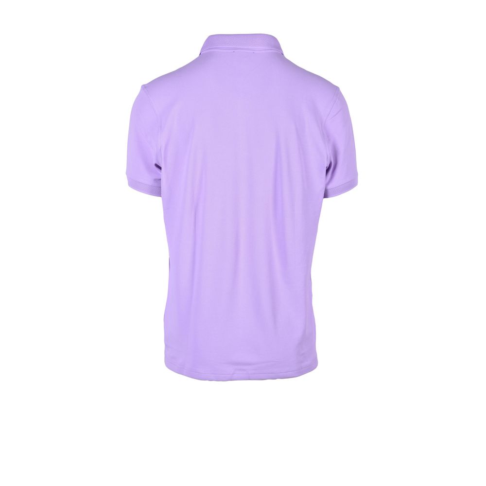Lilafarbenes Poloshirt aus Polyamid