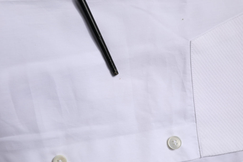 Dolce & Gabbana White Bib Cotton Poplin GOLD Formal Shirt