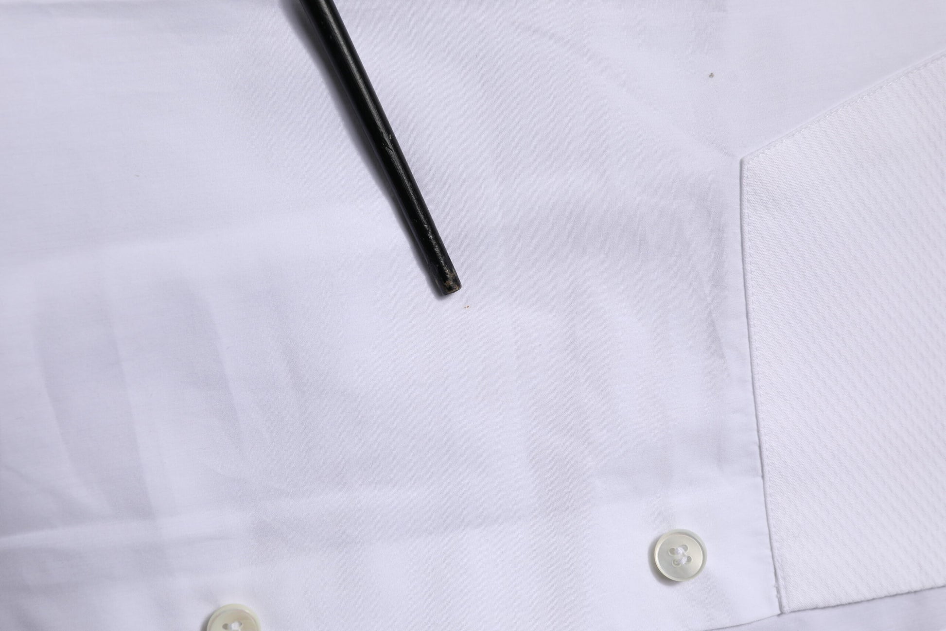 Dolce & Gabbana White Bib Cotton Poplin GOLD Formal Shirt