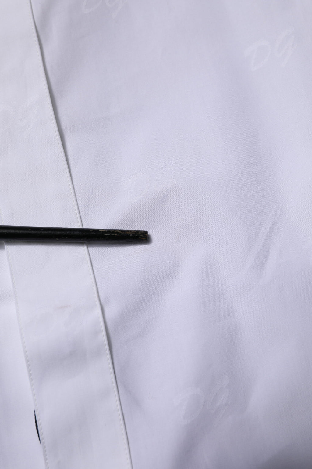 Dolce & Gabbana White GOLD Long Sleeves Dress Formal Shirt