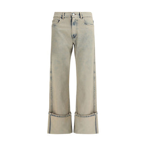 Boyfriendjeans mit Umschlag