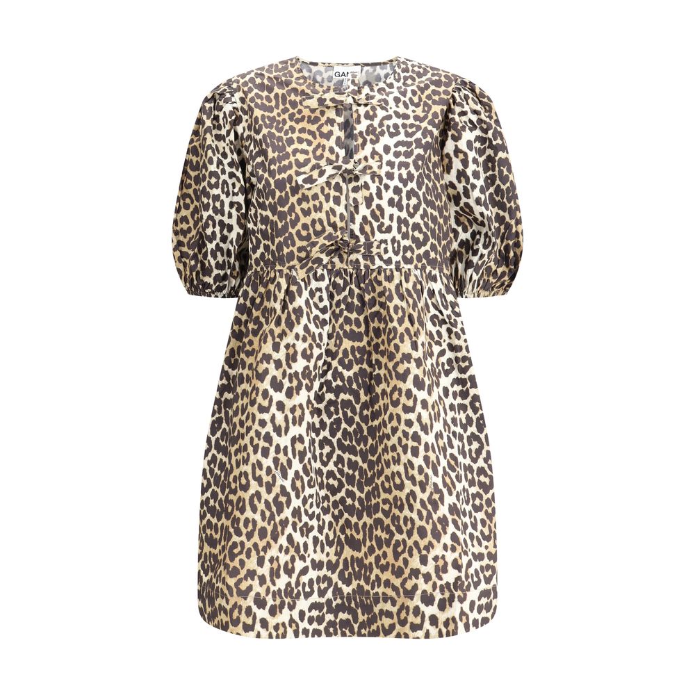 Minikleid mit Leopardenmuster