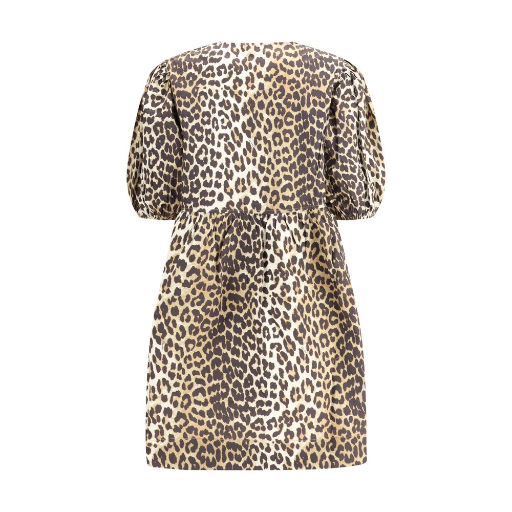 Minikleid mit Leopardenmuster