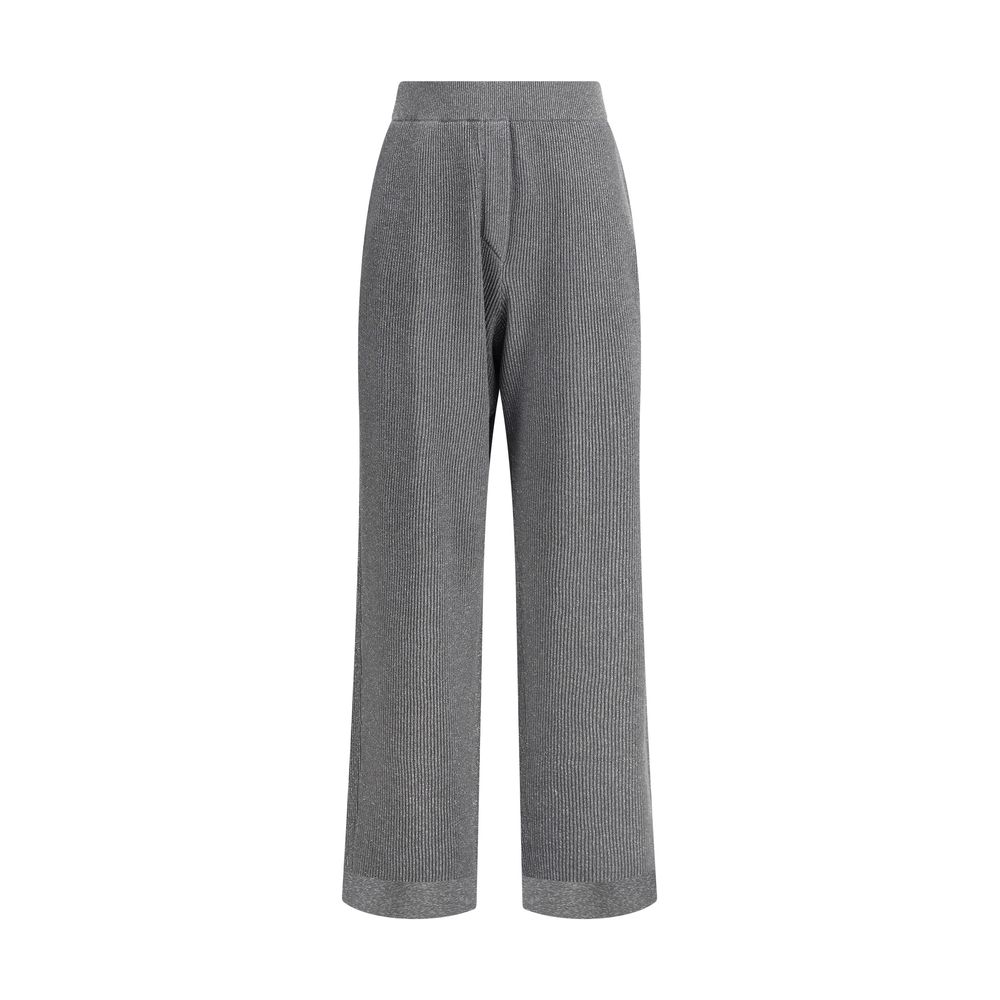Gerippte Lurexhose