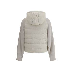 Wool sleeved Down Jacket