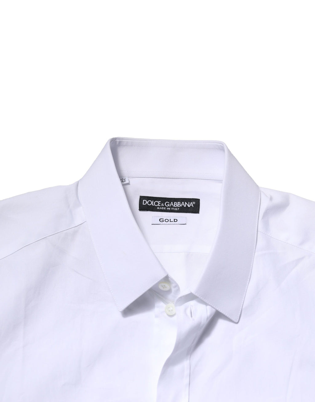 White Cotton GOLD Mens Dress Formal Shirt