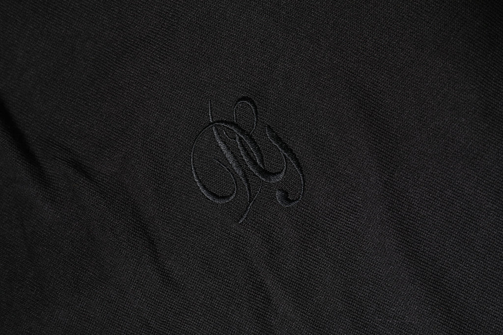Schwarzes Herren-Sweatshirt mit DG-Logo aus Baumwolle