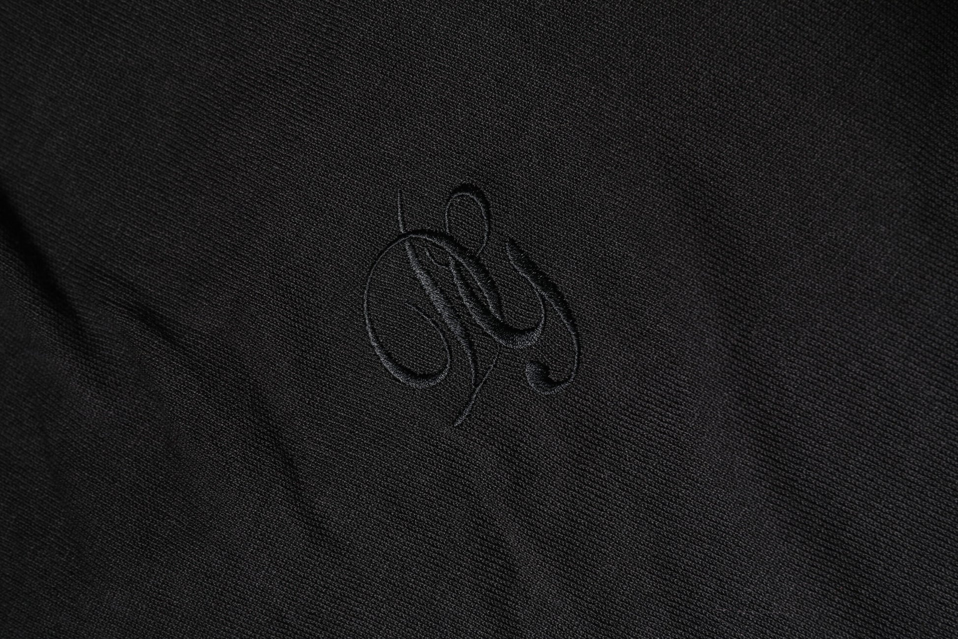 Schwarzes Herren-Sweatshirt mit DG-Logo aus Baumwolle