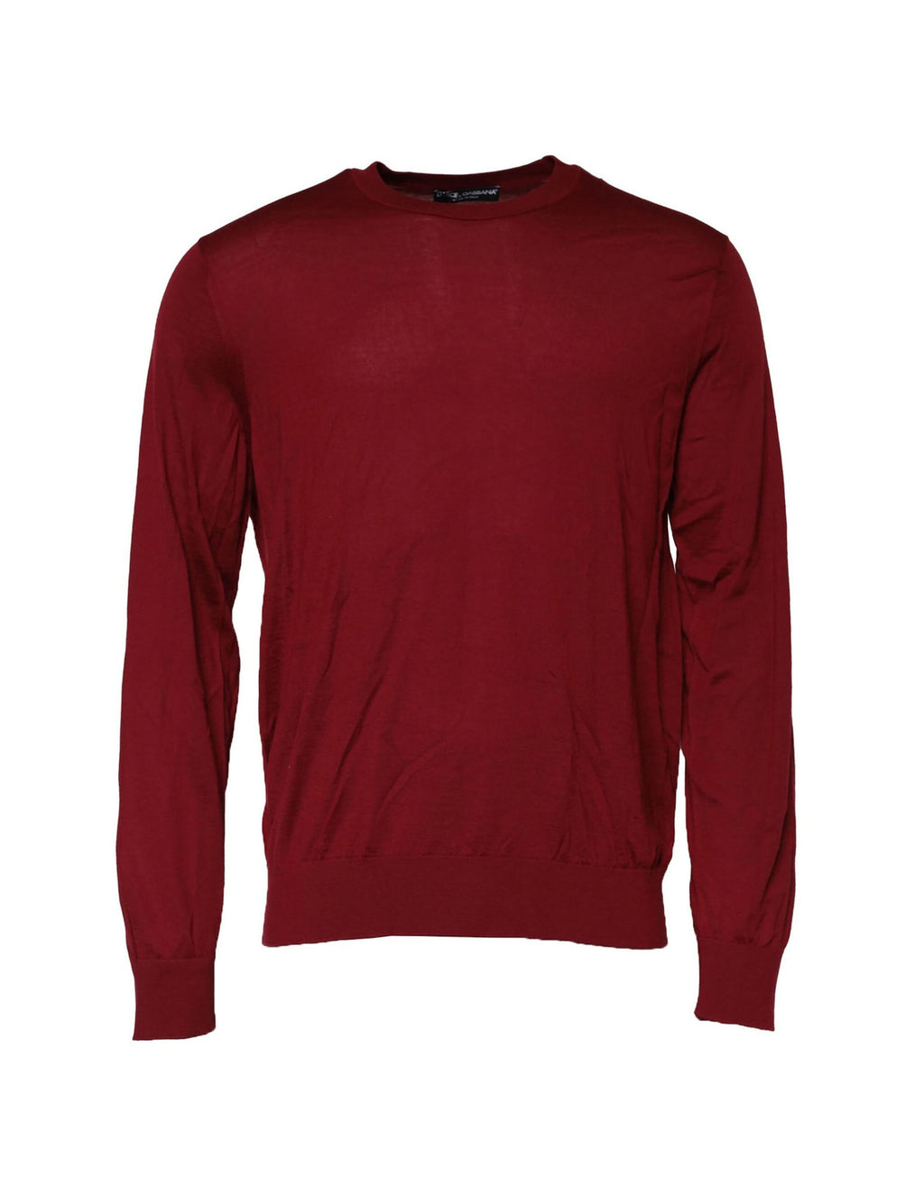 Kastanienbrauner Kaschmir-Sweatshirtpullover mit Rundhalsausschnitt