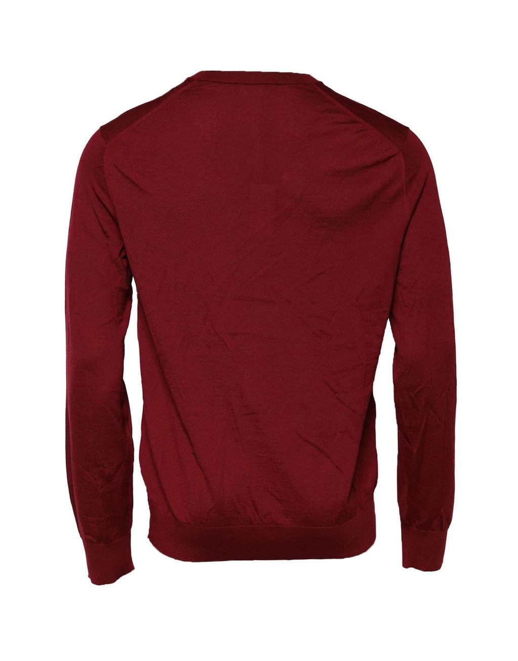 Kastanienbrauner Kaschmir-Sweatshirtpullover mit Rundhalsausschnitt