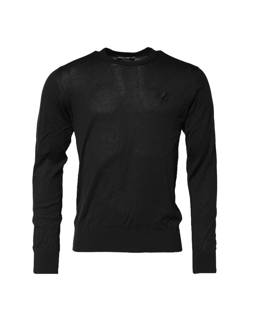 Dunkelgraues Sweatshirt aus Baumwolle mit DG-Logo