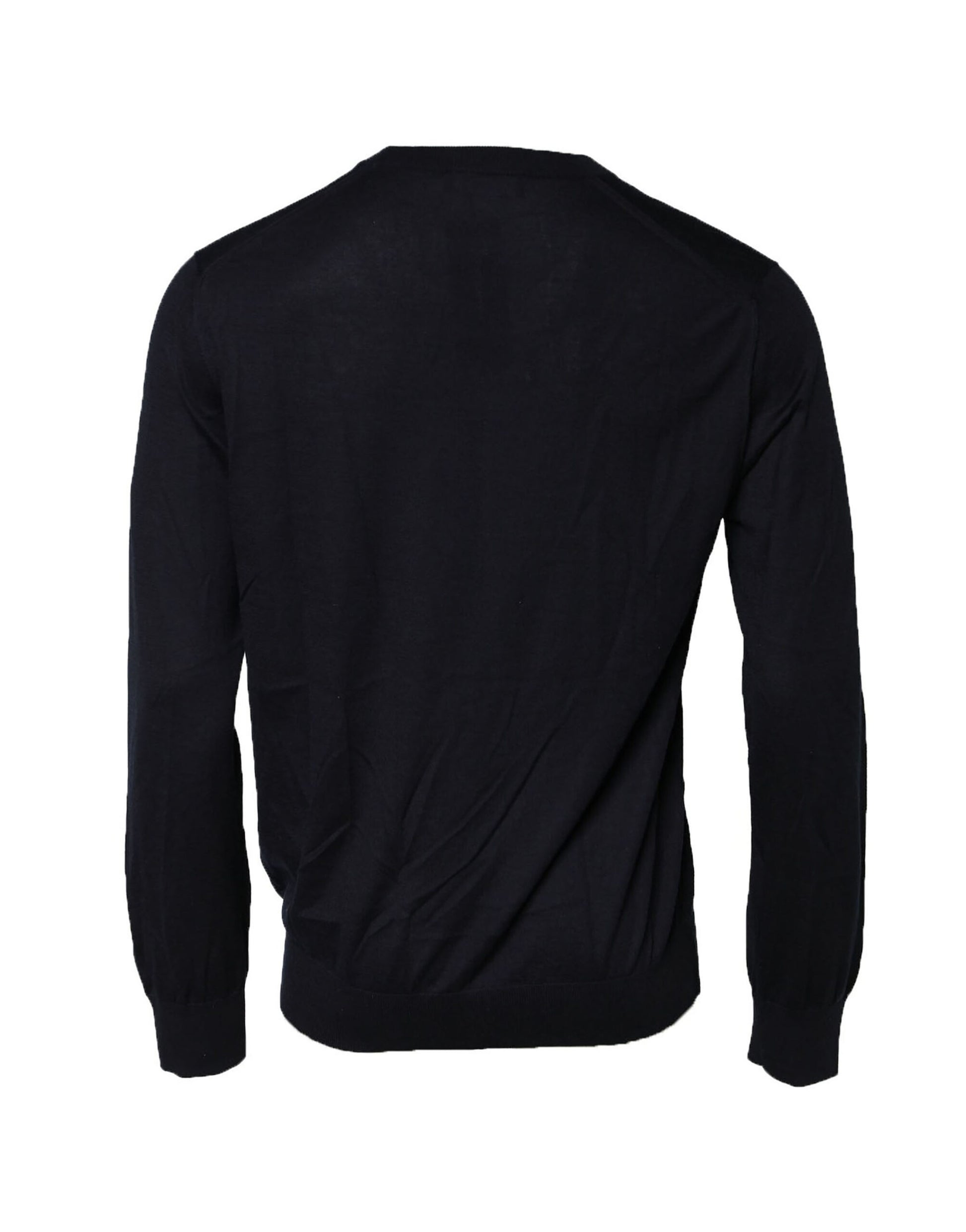 Dolce & Gabbana Black Long Sleeve CrewNeck Pullover Sweater