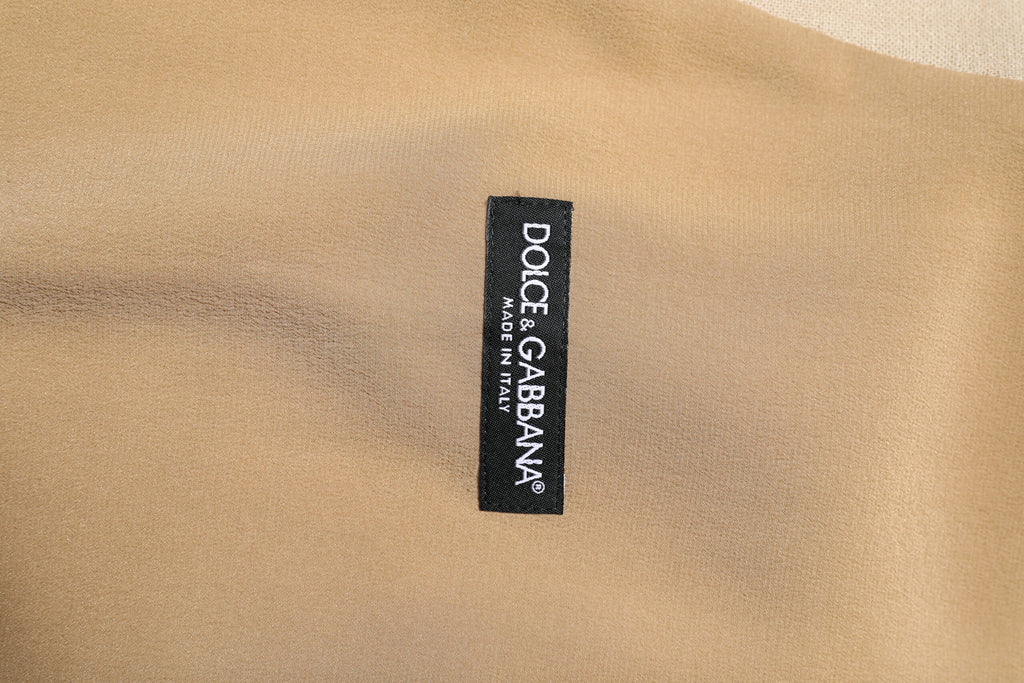 Beige Leinenkleid Formale Herren Weste