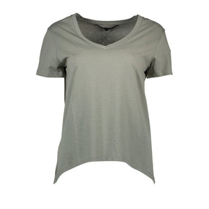 Grünes Unisex-T-Shirt aus Baumwolle