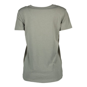 Grünes Unisex-T-Shirt aus Baumwolle
