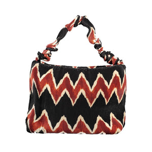 Schwarze Polyester Damen Handtasche