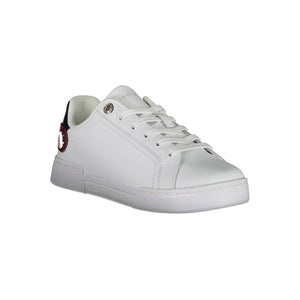 Weiße Polyethylen Damen Sneaker