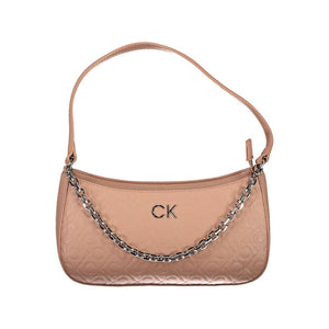 Rosa Polyester Damen Handtasche