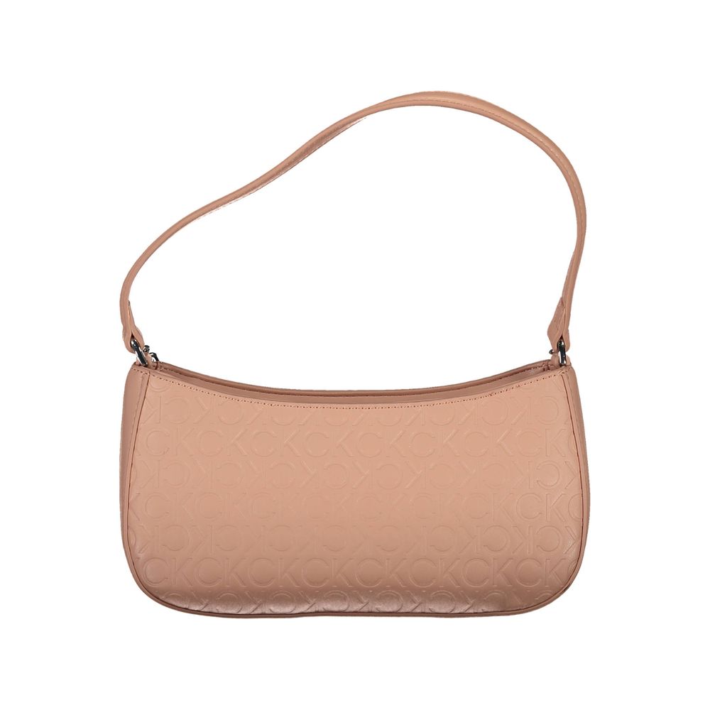Rosa Polyester Damen Handtasche