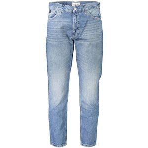 Blaue Baumwolljeans für Herren
