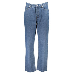 Blaue Baumwolljeans für Damen