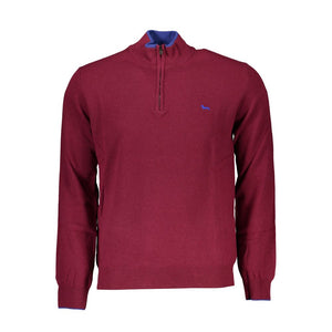 Eleganter Half-Zip-Pullover mit Stickerei-Detail