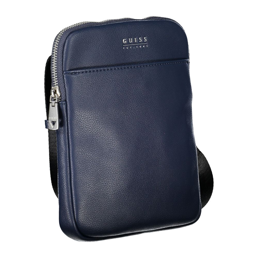 Elegante blaue Umhängetasche mit viel Stauraum