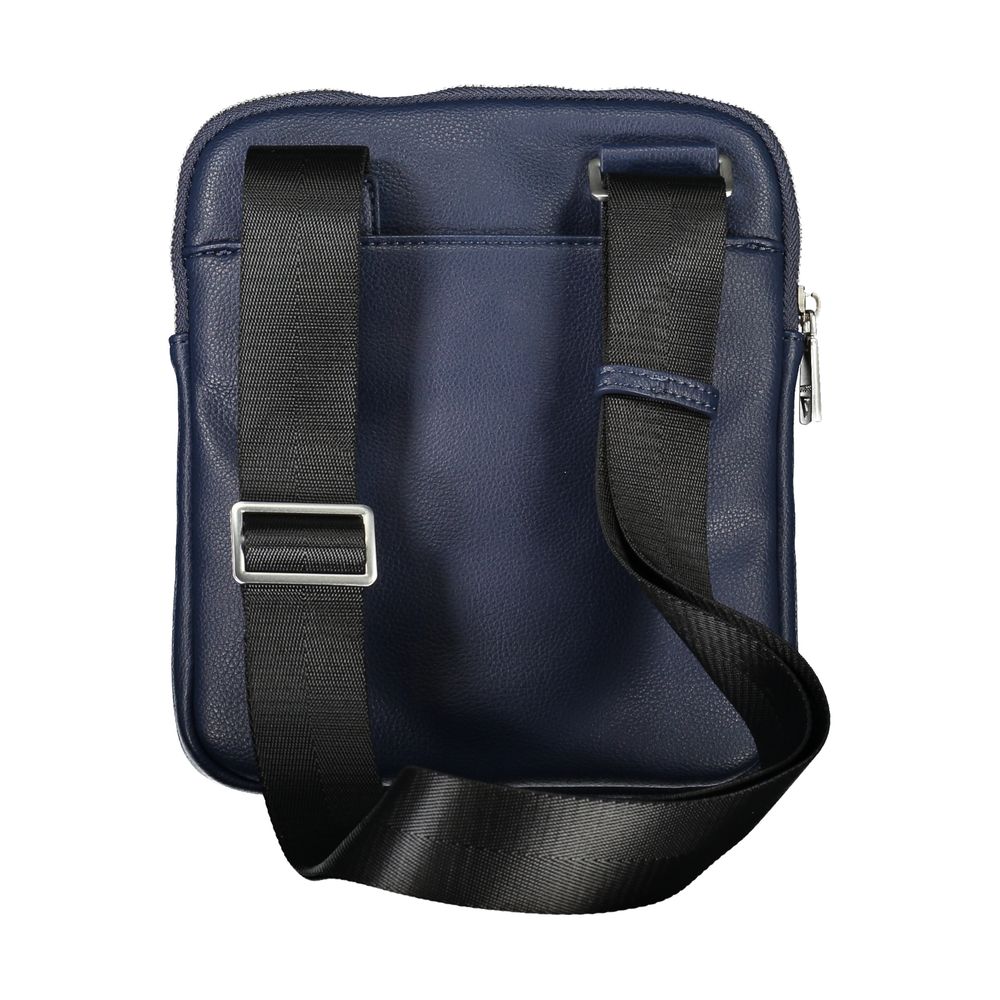 Elegante blaue Umhängetasche mit viel Stauraum