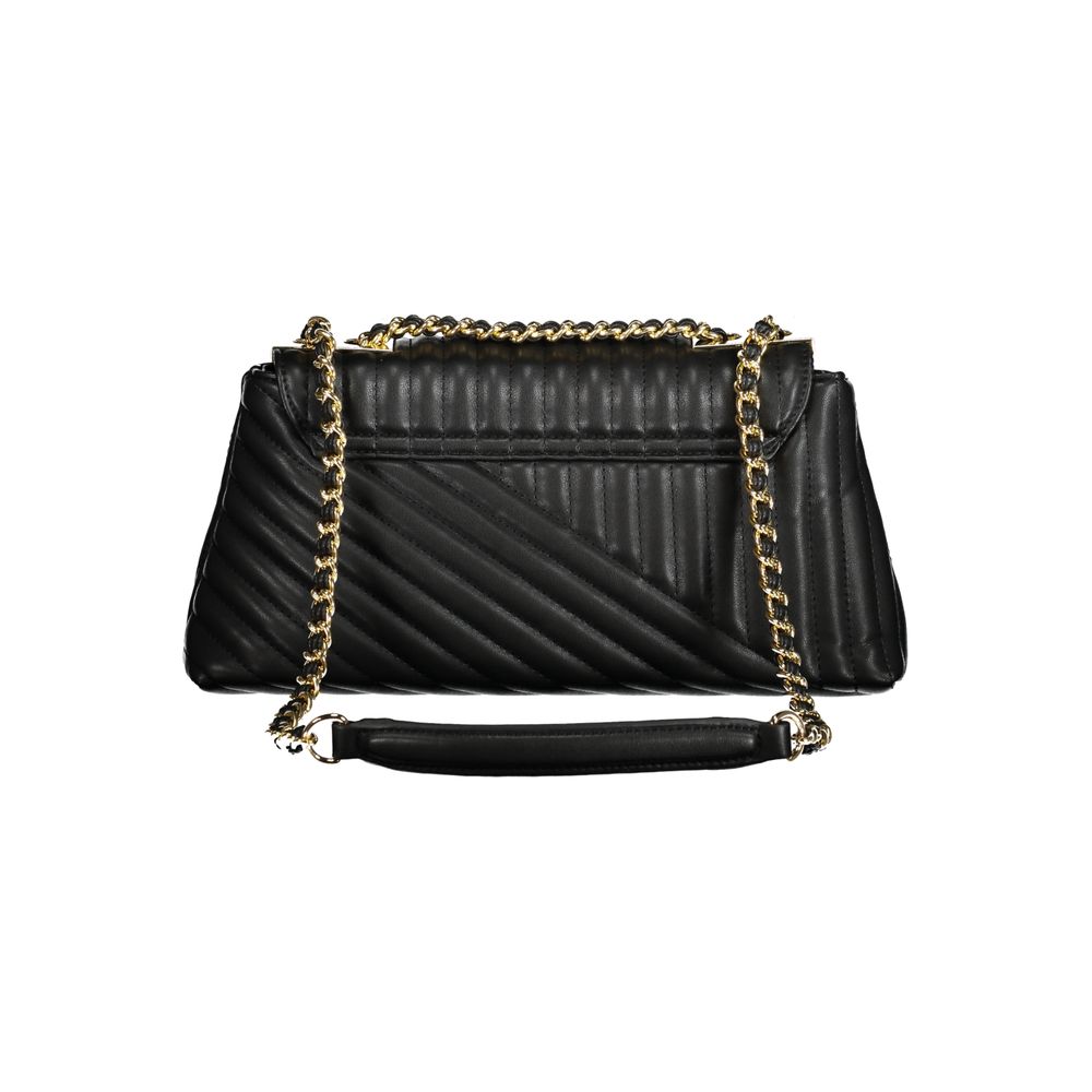 Schwarze Handtasche aus Polyethylen