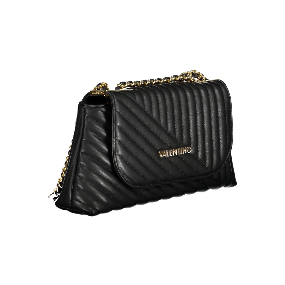Schwarze Handtasche aus Polyethylen