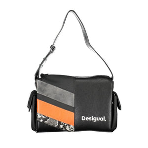 Schwarze Handtasche aus Polyethylen