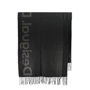 Schicker Poncho mit Kontrastdetails in zeitlosem Schwarz