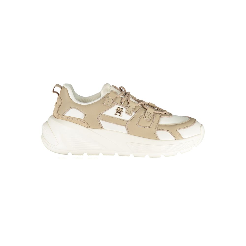 Weiße Polyethylen Damen Sneaker