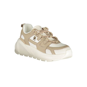 Weiße Polyethylen Damen Sneaker