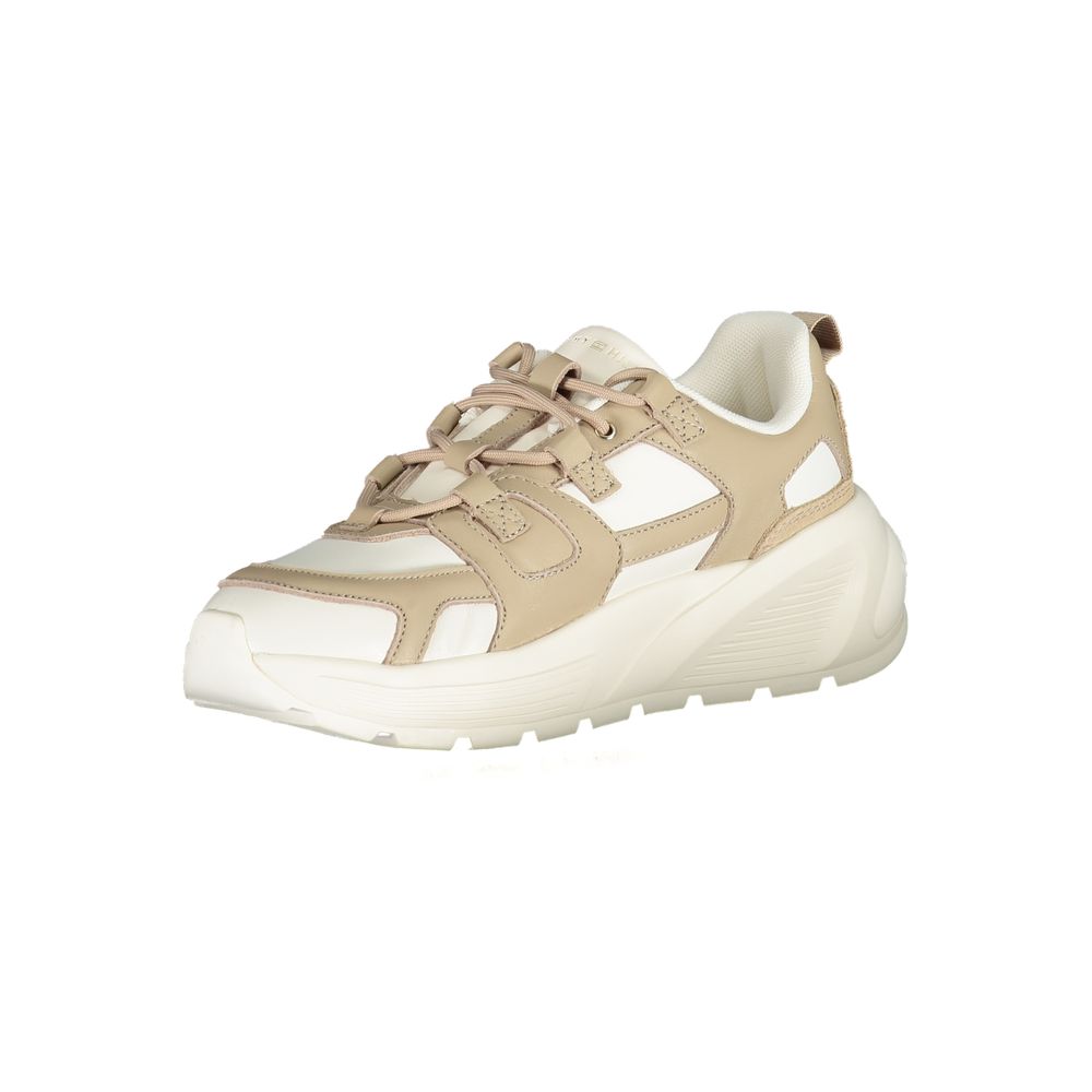 Weiße Polyethylen Damen Sneaker