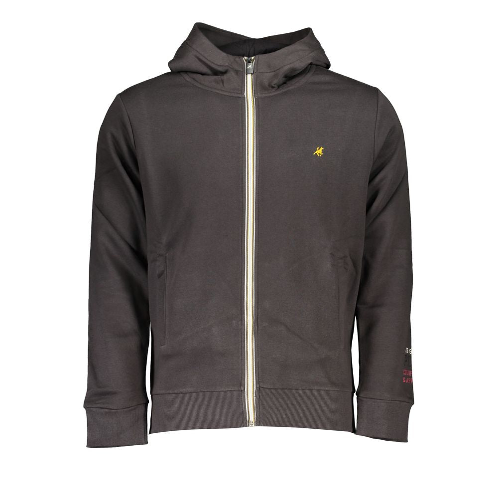 Brauner Baumwollpullover für Herren