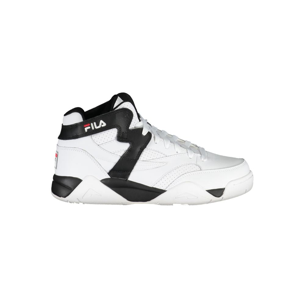 High-Top-Sport-Schnürsneaker mit Kontrastdetails