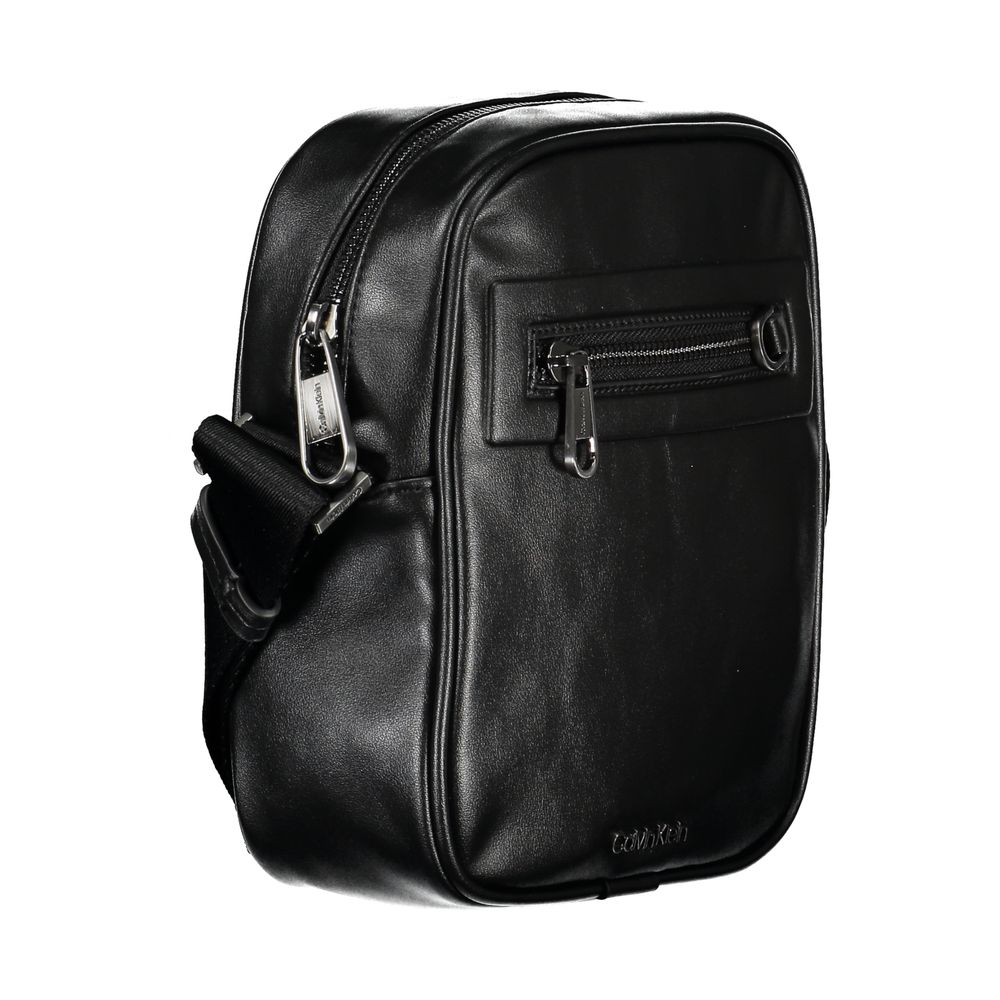 Elegante, urbane schwarze Umhängetasche