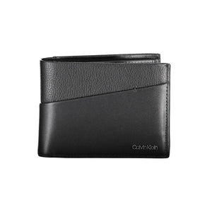 Elegante zweifach faltbare Herrenbrieftasche aus Leder