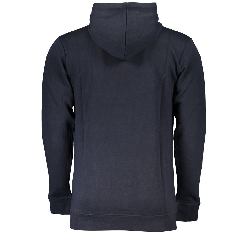 Blauer Baumwollpullover für Herren