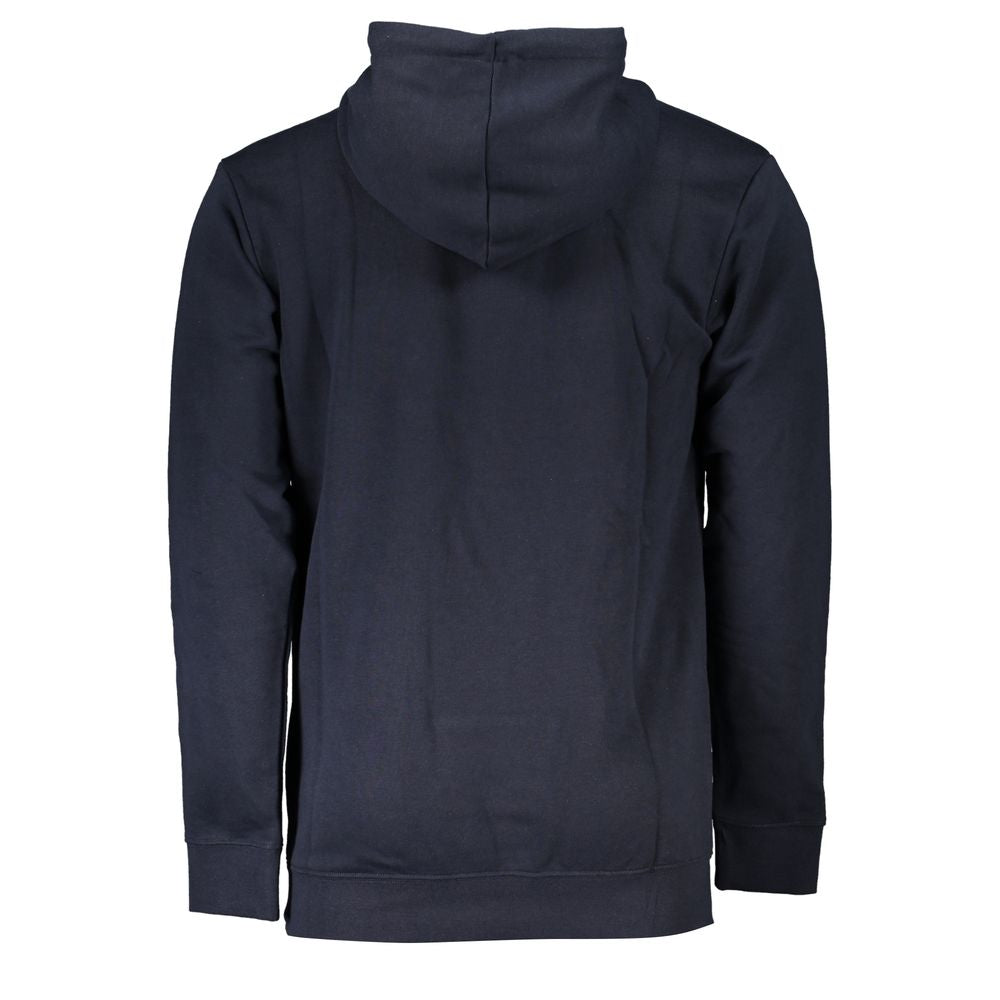 Blauer Baumwollpullover für Herren
