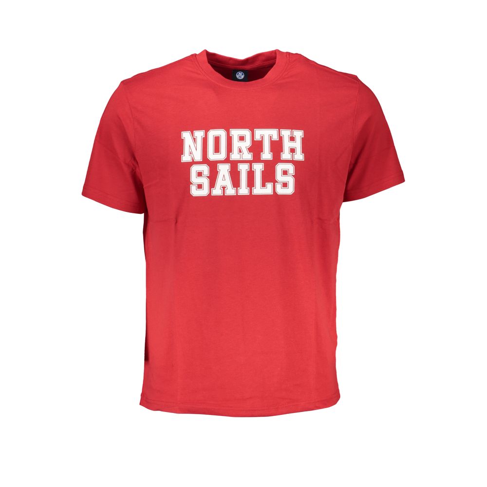 Rotes Baumwoll-T-Shirt