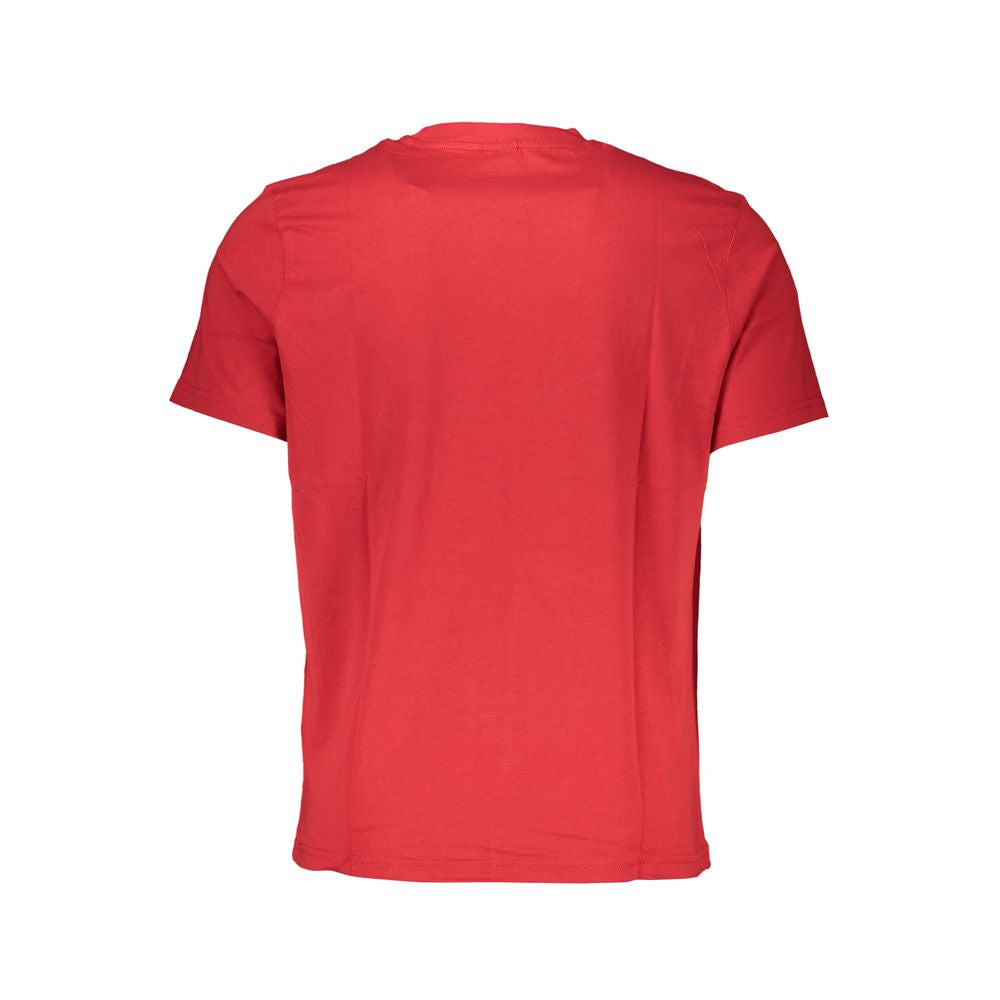Rotes Baumwoll-T-Shirt