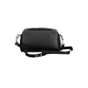 Schwarze Handtasche aus Polyethylen