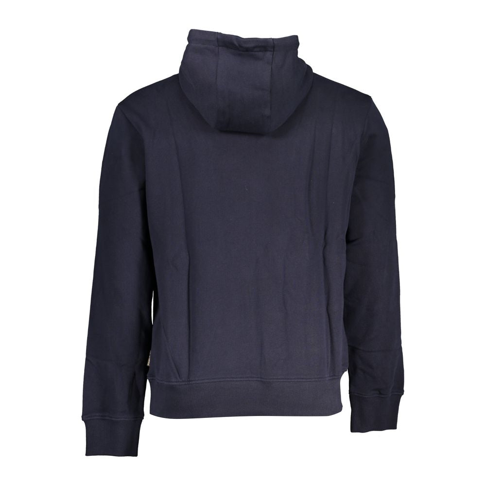 Schicker blauer Kapuzenpullover aus Baumwolle für Herren