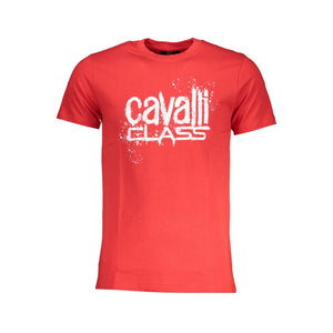 Rotes Baumwoll-T-Shirt