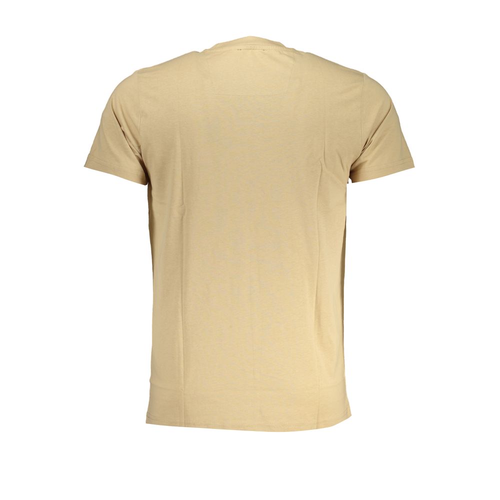 Beiges Baumwoll-T-Shirt