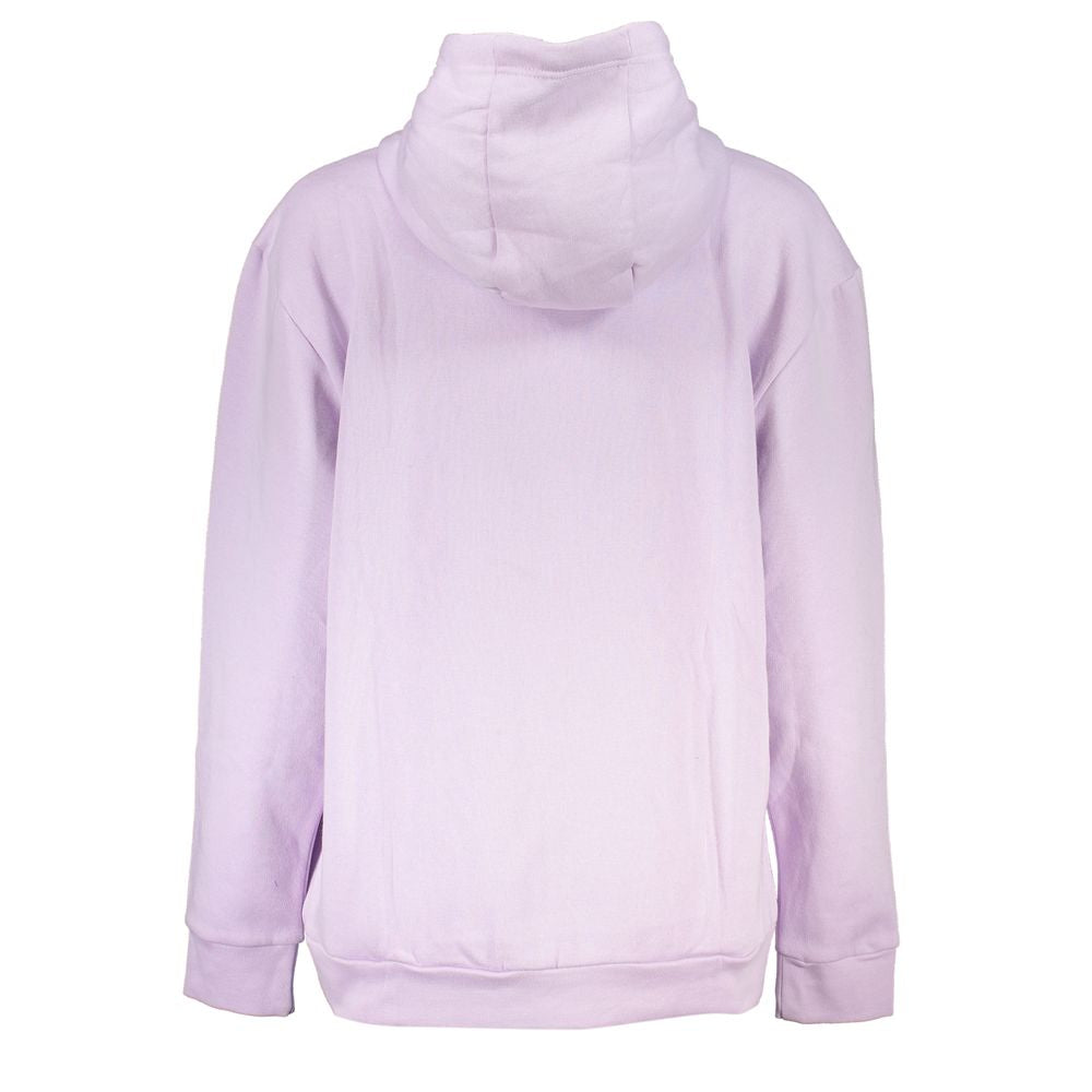 Lila Baumwollpullover
