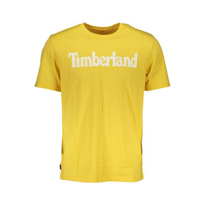 Gelbes Baumwoll-T-Shirt