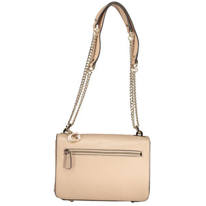 Beige Polyethylen Handtasche
